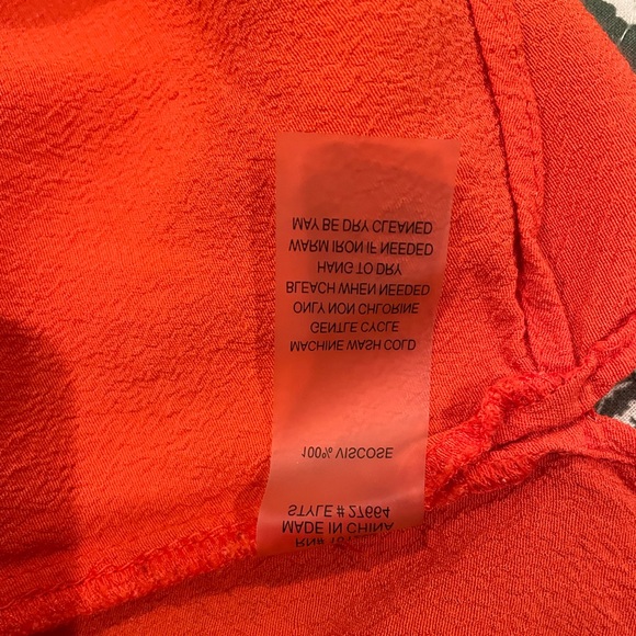Soft Surroundings Orange Tunic Top. Size XL - Picture 5 of 10
